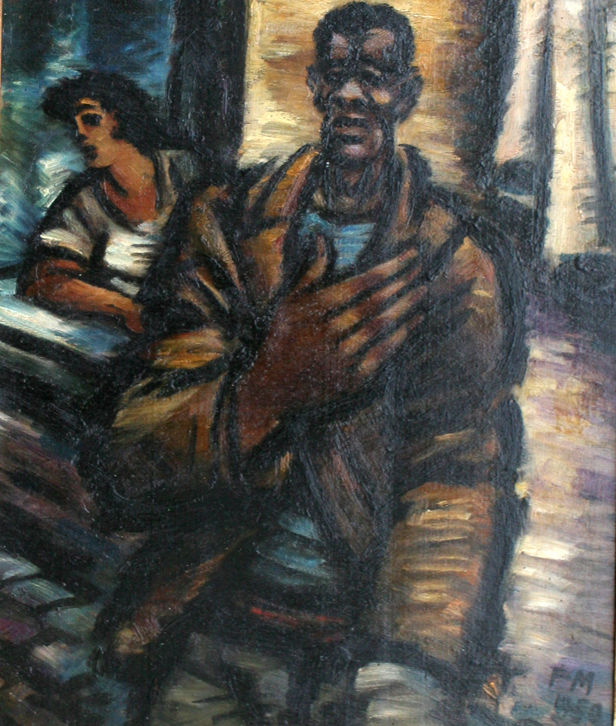1950_Negre et femme brune