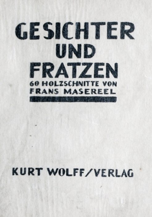 1926 | Gesichter und Fratzen